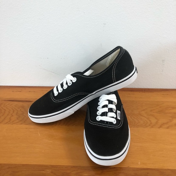 vans authentic lo pro skate shoe white